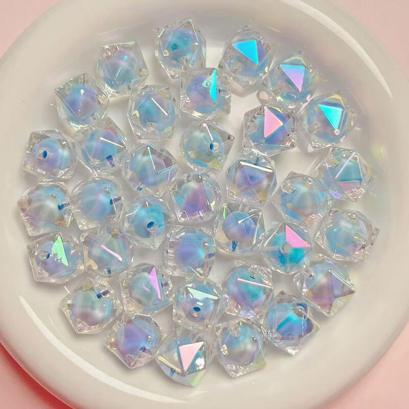 A283-16MM Acrylic Rhombic Double-layered Beads (9 Square Game)