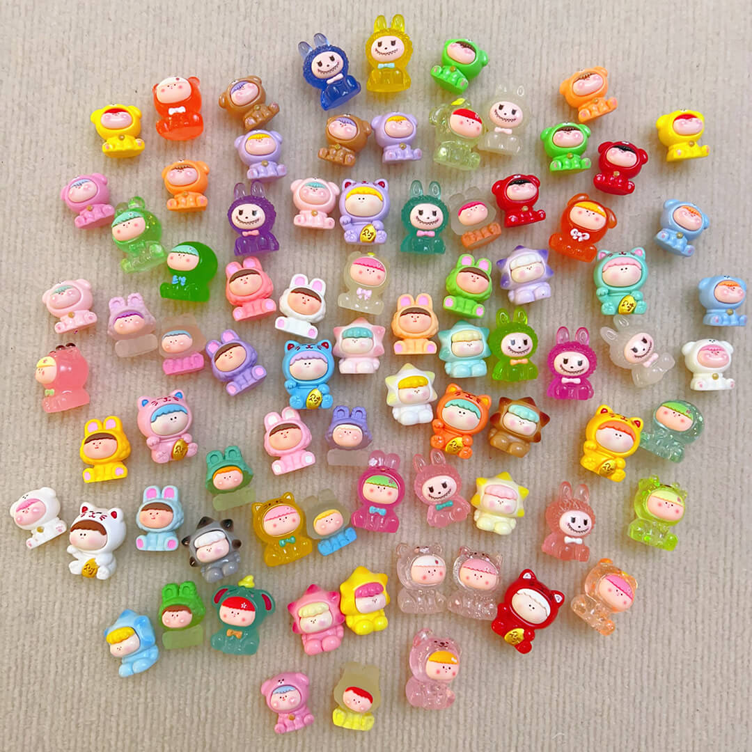 A295-Resin Figures Mixed (Color Matching Game)
