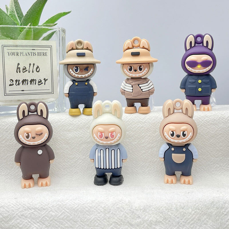 A162-BUBU Soft Rubber Pendants (9 Square Game)