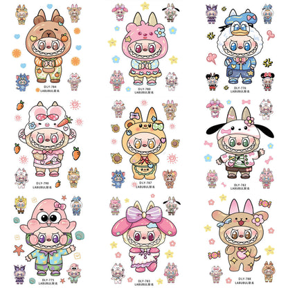 A191-BUBU Waterproof PVE Stickers (Matching Game)