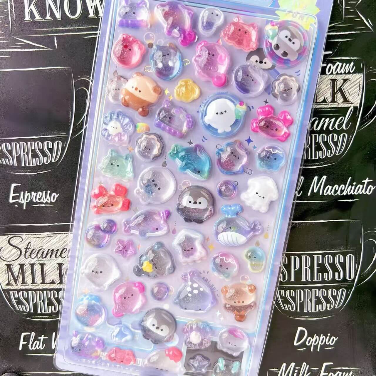 A226-Cartoon Bubble Sticker (Matching Game)