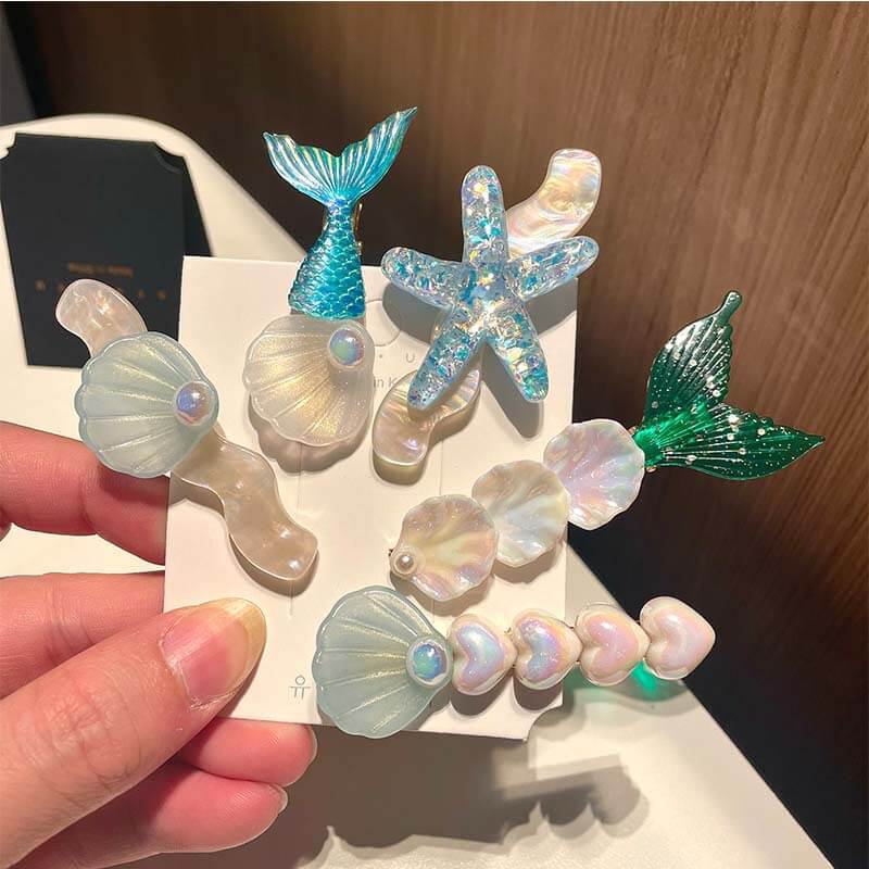 A234-Ocean Style Hair Clip (Matching Game)