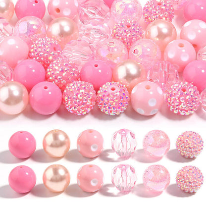 A252-20MM Acrylic Beads Mixed (Matching Game)