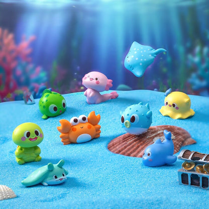 A268-Acrylic Sea Animals Figurine (9 Square Game)