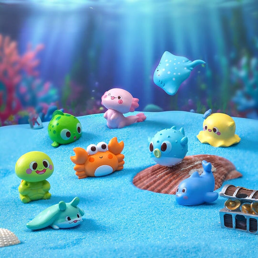 A268-Acrylic Sea Animals Figurine (9 Square Game)