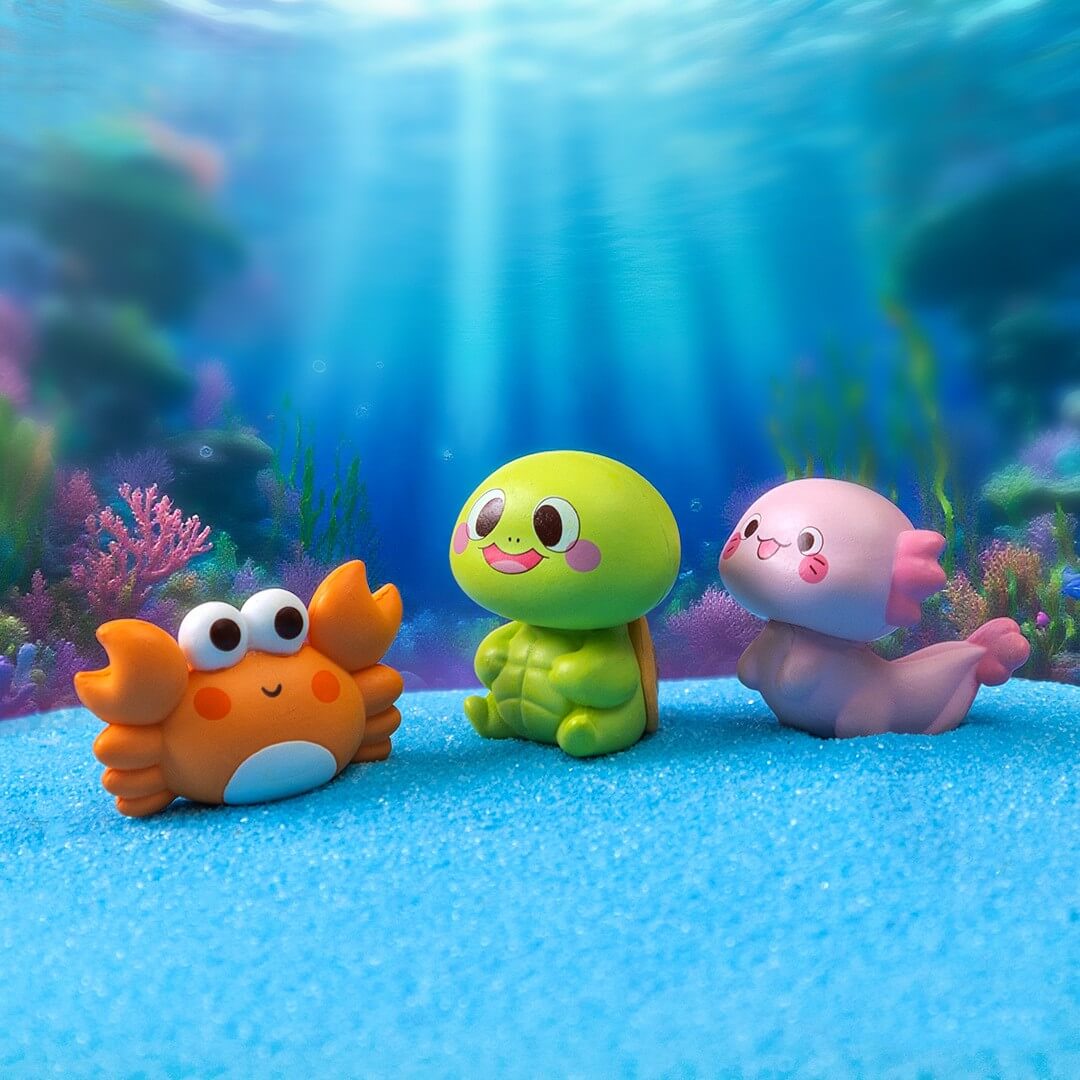 A268-Acrylic Sea Animals Figurine (9 Square Game)