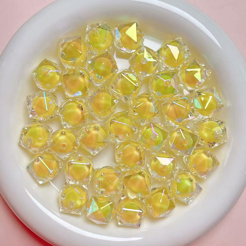A283-16MM Acrylic Rhombic Double-layered Beads (9 Square Game)
