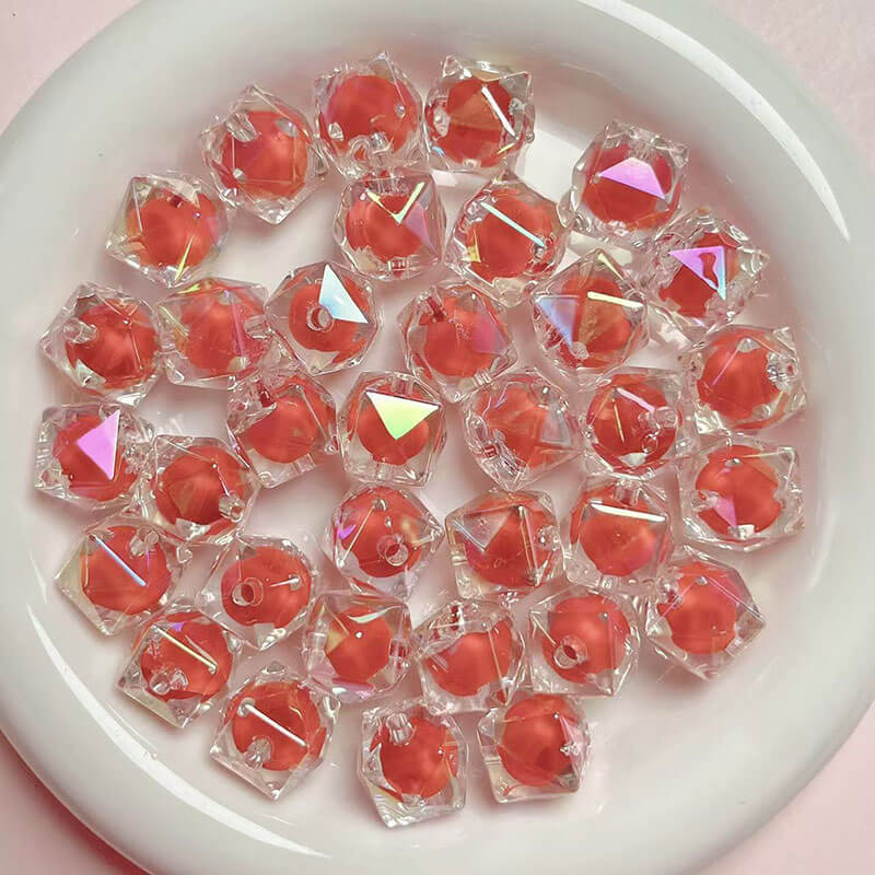 A283-16MM Acrylic Rhombic Double-layered Beads (9 Square Game)