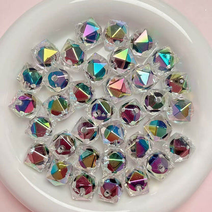 A283-16MM Acrylic Rhombic Double-layered Beads (9 Square Game)
