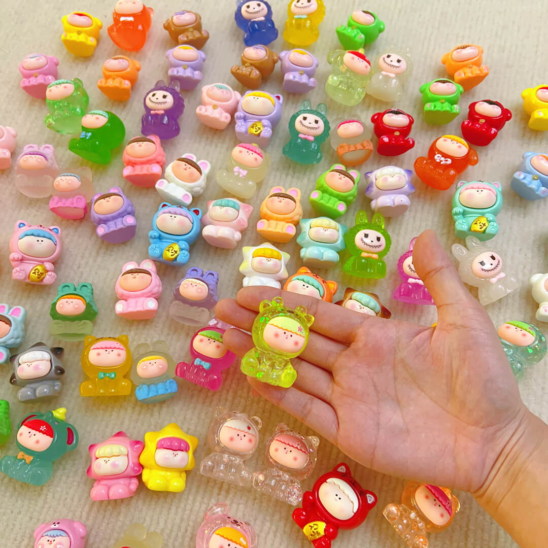 A295-Resin Figures Mixed (Color Matching Game)