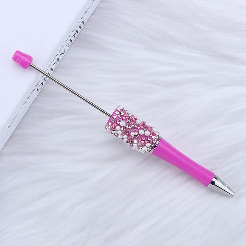 A30-Plastic Glitter Beadable DIY Pen Bags (Matching Game)