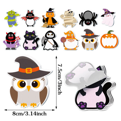 H03-Halloween Sticky Note Pad (Color Matching Game)