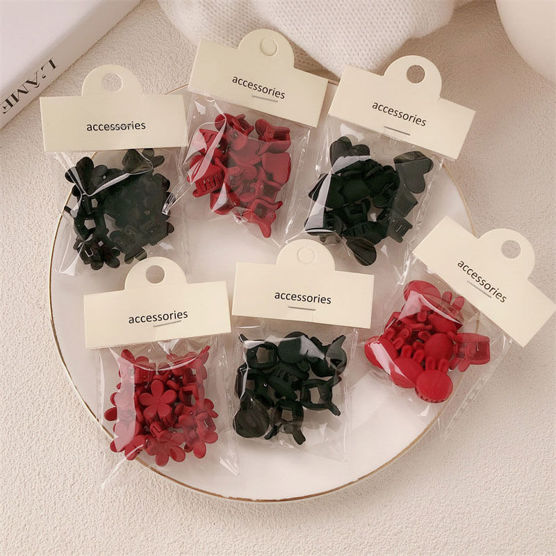 A100-Resin Hair Claw Clip 13 Designs (Color Matching Game)