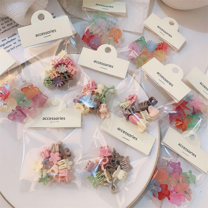A100-Resin Hair Claw Clip 13 Designs (Color Matching Game)