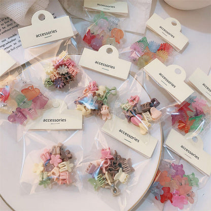 A100-Resin Hair Claw Clip 13 Designs (Color Matching Game)